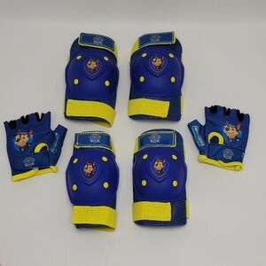 Paw Patrol Nickelodeon Protective Knee And Elbow Pads With Gloves Set